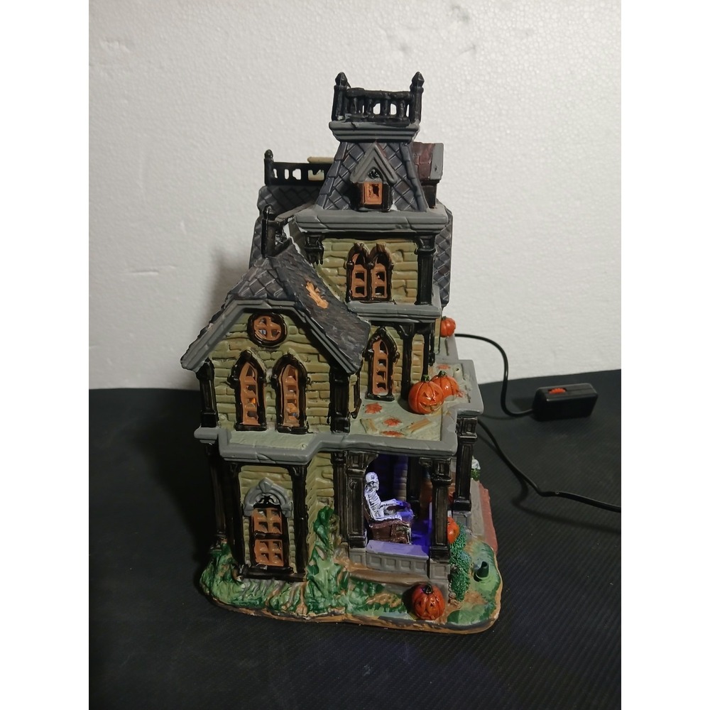Lemax Spooky Town Witches Perch 2006 Signature Collection Retired & Rare WORKING - Picture 6 of 7